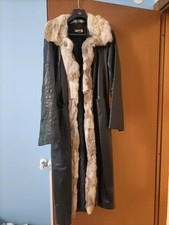 Cappotto vera pelle list tg 46