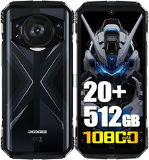 DOOGEE S118 4G Rugged Smartphone, 10800Mah Batteria, Helio G99 20GB + 512GB, 6.5