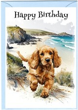 Biglietto Compleanno Cocker