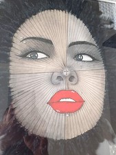 Quadro moderno fetish plastico piume piercing . Cornice nuova Pezzo Unico