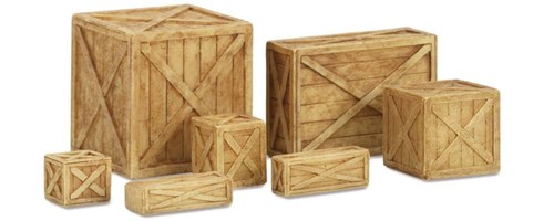Hornby skaledale r8597 crates - hornby,