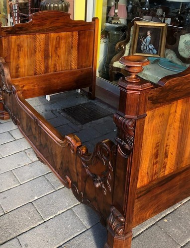 Antico letto francese piazza - francese,