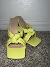 Mules PrettyLittleThing Lime