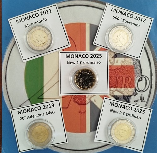 Euro monaco 3 fdc - monaco,
