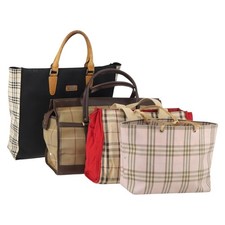 BURBERRY Nova Check Hand Bag