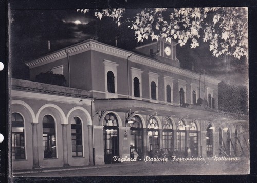 Cartolina voghera stazione - cartolina,