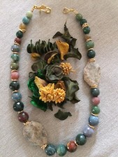 Collana donna pietre dure