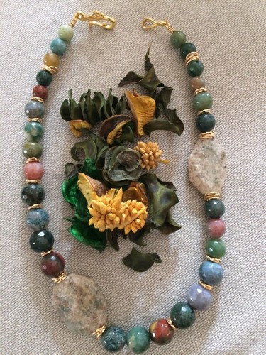 Collana donna pietre - , dure