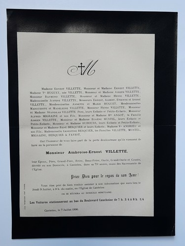Ernest villette huguet faire - huguet,