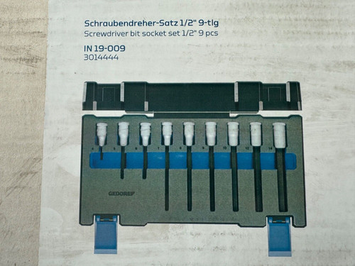 Gedore set cacciaviti 2 - gedore, 1/2"