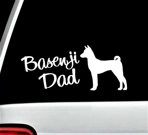 Basenji papà adesivo - basenji,