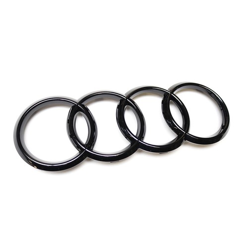 Audi anelli nero lucido - audi,