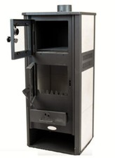 STUFA A LEGNA ACCIAIO VETRO 12