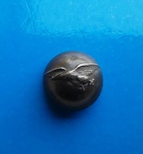 Raro Bottone Aeronautica Militare Italiana, metallo, diametro 2 cm.