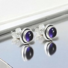 February Birth Round Amethyst