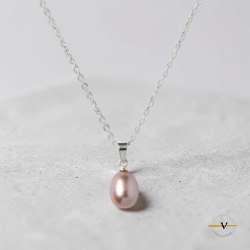 Collana donna vera perla - donna, viola