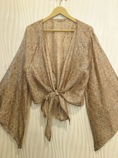 Pura Seta Wrap Top Cravatta