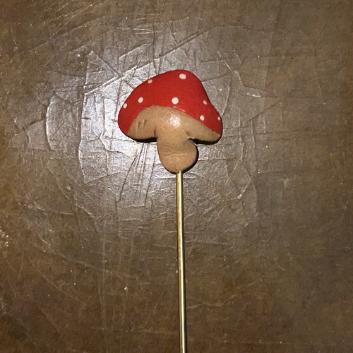 Spilla bastone fungo vintage