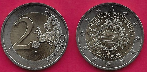Austria euro 2012 unc - euro,