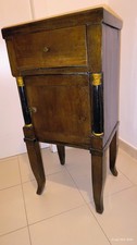 comodino legno antico stile impero