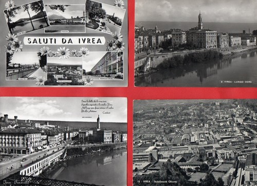 Ivrea torino lotto di 12 - ivrea,