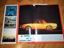 Poster FIAT 850 CL SPIDER  BERTONE - 1967