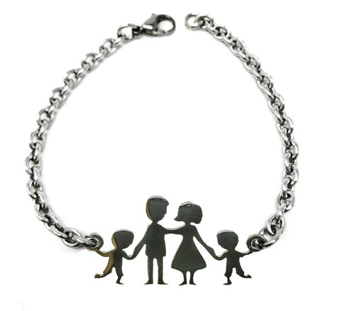 Gioiello bracciale famiglia - bracciale,