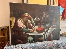 quadro antico olio su tela. dipinto del 1700