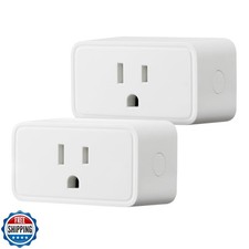 Amazon Basics Smart Plug, funziona solo con Alexa, Wi-Fi 2,4 GHz, senza richiesta di hub