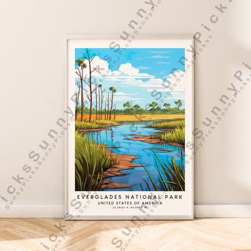 Poster parete everglades - poster, da