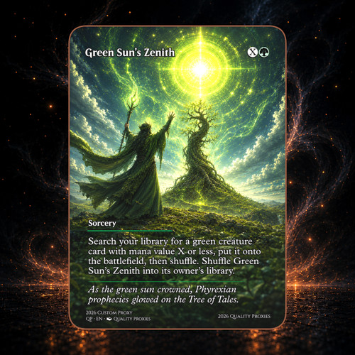 Green sun zenith - green,
