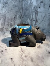 Portacandele ippopotamo