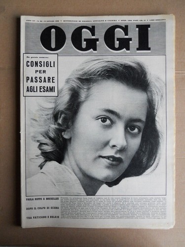 Oggi 1959 paola ruffo - paola,
