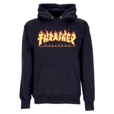 Felpa con cappuccio thrasher - con,