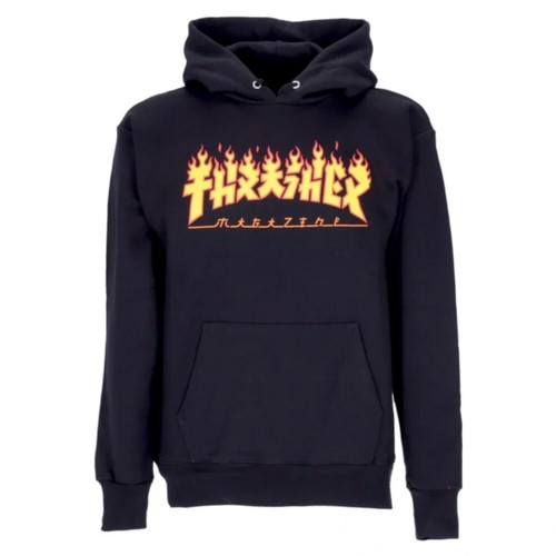 Felpa con cappuccio thrasher - con,