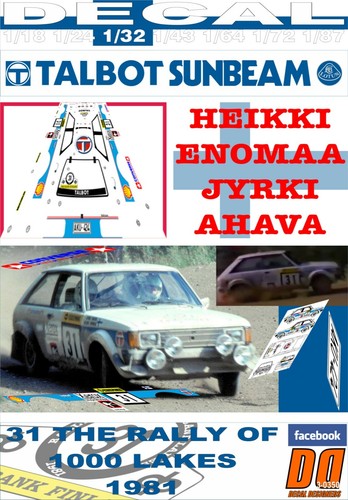 Decal talbot sunbeam lotus - decal,