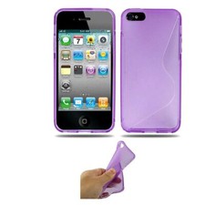 Custodia TPU Per Telefono Apple iPhone 5 & 5s Viola