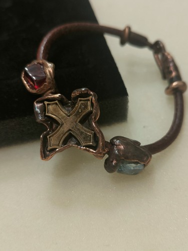 Bracciale vintage bronzo e - bracciale,