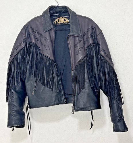 Giacca moto pelle donna