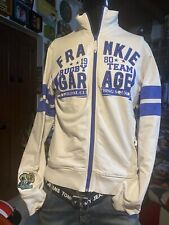 Felpa Uomo Frankie Garage Tg M Col Bianc E Blu Ottima 