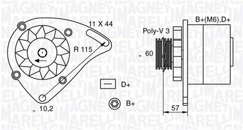 Magneti marelli 063321173010 - marelli,