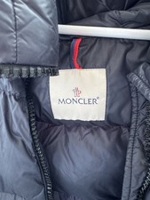 Giacca Moncler blu scuro donna