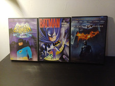 3 DVD BATMAN IL CAVALIERE OSCURO, BATMAN THE MOVIE E THE ANIMATED SERIES