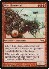 War Elemental Mirrodin MP MTG