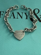 TIFFANY e CO Bracciale Heart Tag  Cuore  Argento 925 Please Return Originale