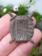 Ww1 Kappenabzeichen Scavo 30° Schützen Regiment Austria Badge Wk1 1gm 1914-1918 