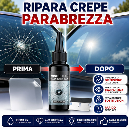 Kit riparazione parabrezza - kit,