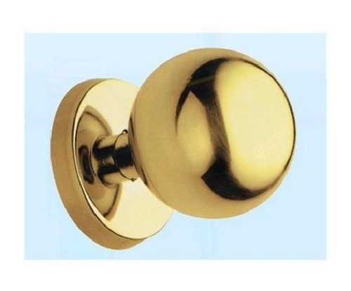 Pomello sfera ottone - a,