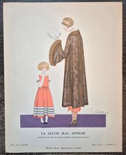 Georges LEPAPE Manteau Jeanne