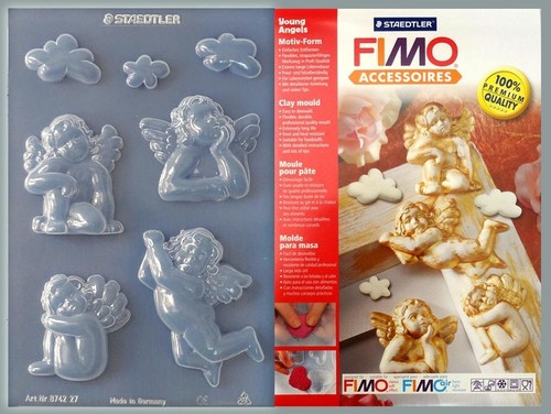 Fimo stampi angeli - fimo, art
